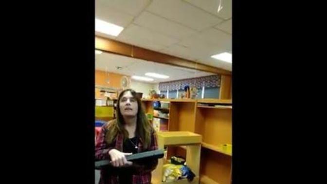 Does this man have a right to be angry at this teacher and raise his voice at her for putting his grandson in a dress?