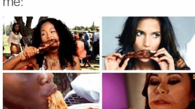 Guys, is it a turn off if a woman can eat? Ladies, do you get shy around your boo/your date?