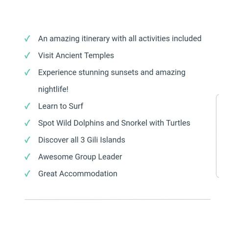 Which bali tour seems more appealing?