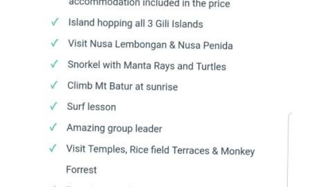 Which bali tour seems more appealing?