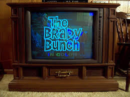 When did you last see a non flat screen TV?
