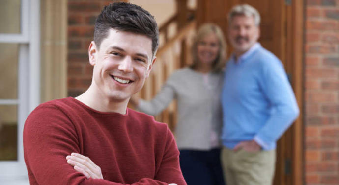 Living with parents