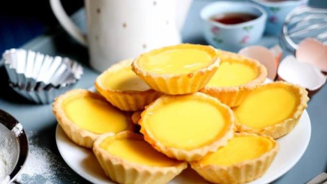 Would you try a custard egg tart?