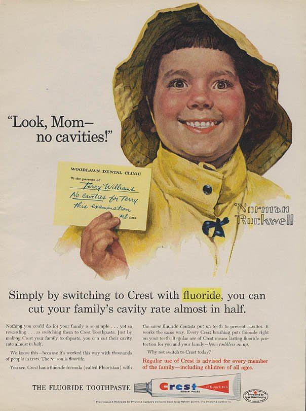 Fluoride advertisement.
