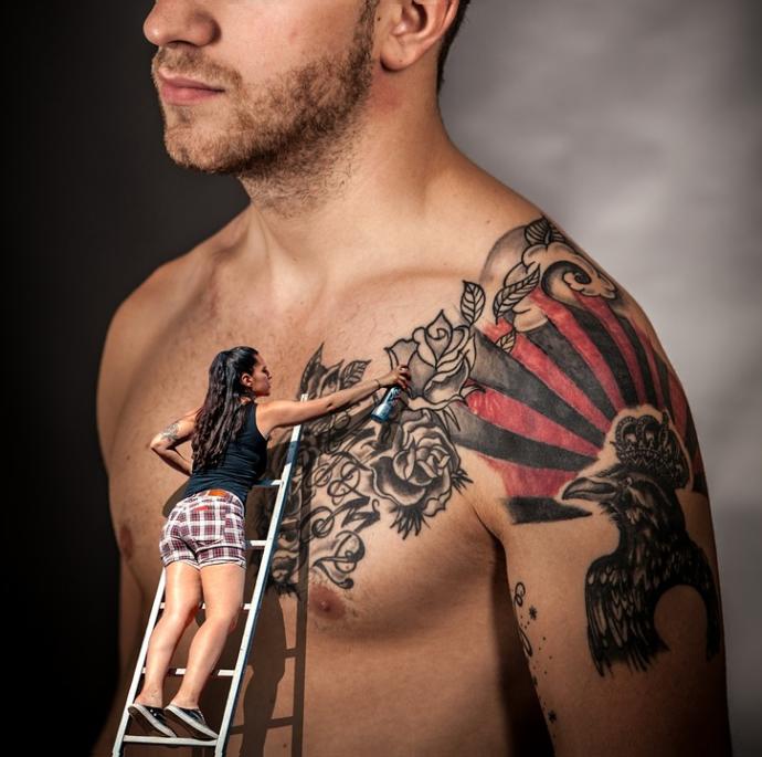 Can tattoos be overdone? Should some of it be hidden?