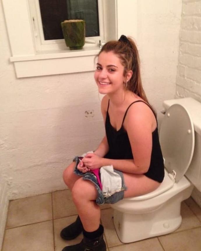 Would you post a picture of yourself using the toilet (see image below) on social media?