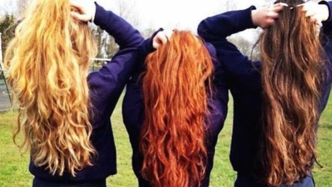Brunette versus Blonde... what's so funny about that?