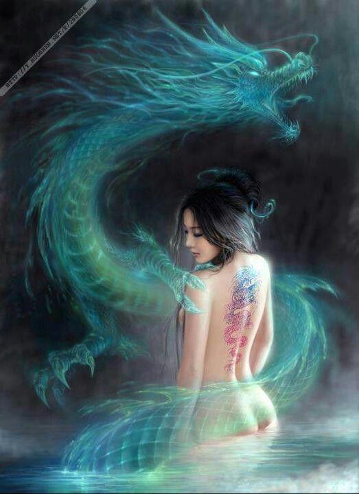 Is she the dragons' slave or is the dragon her pet?