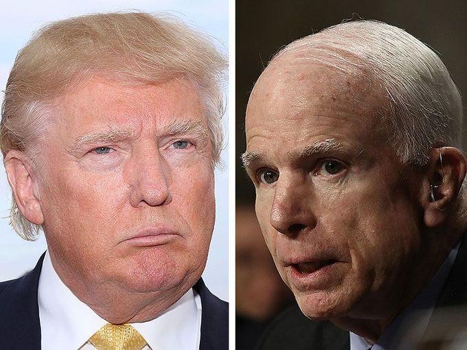 Why is thin-skin Trump still making hateful statements toward John McCain yesterday and today?
