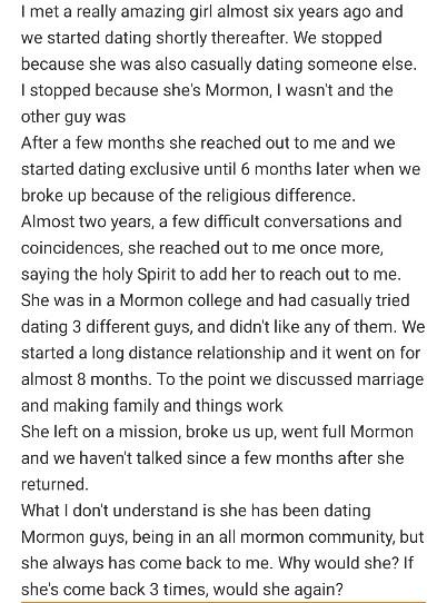 What made her come back?