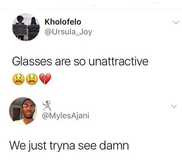 Do you think glasses are attractive?