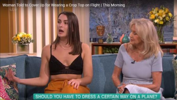 Was Thomas Cook in the wrong for threatening to throw a young woman off a flight for wearing a crop top?