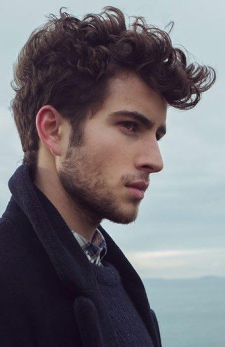 Guy's Curly Hair