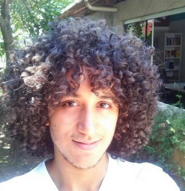 Guy's Coiled Hair