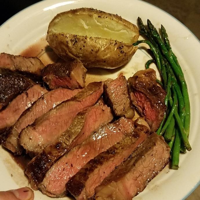 How does my rib eye look?