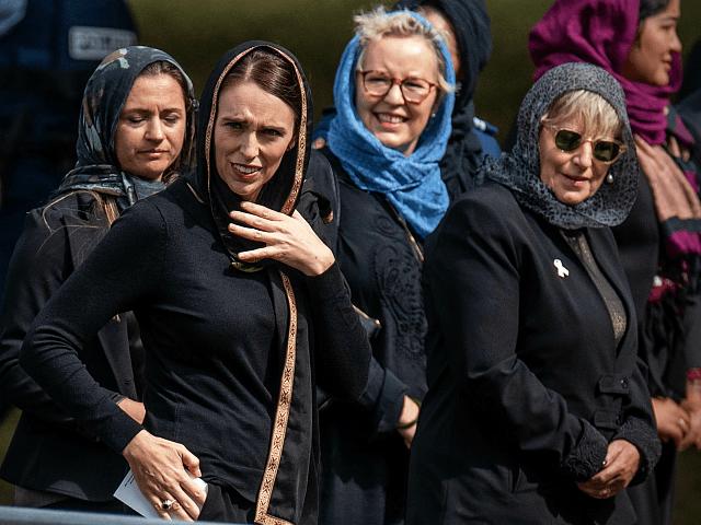 Why are New Zealand feminists wearing the symbol of female oppression, why aren't the supporting women's rights?