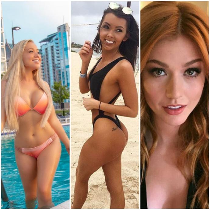 Blonde, redhead, or brunette? Who catches your eye first?