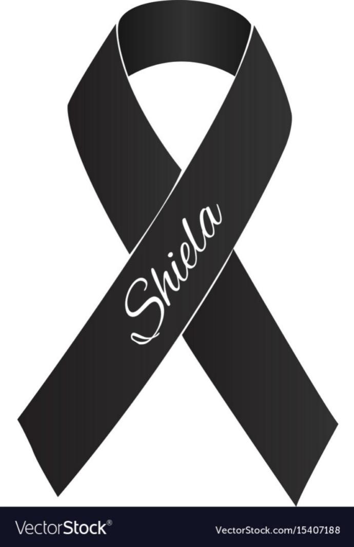 Guys do you know how to make this black ribbon on facebook?