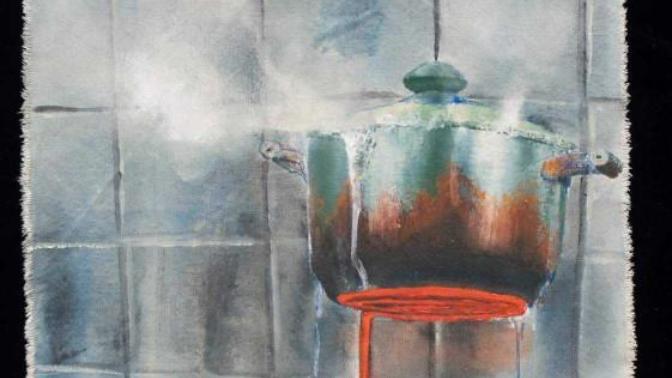 How much should this (not abstract) painting cost?