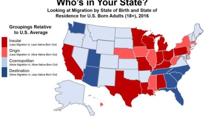 Americans: did you stay where you grew up or move elsewhere?