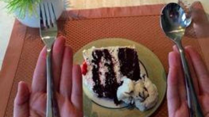 Do you eat cake with a fork or a spoon?
