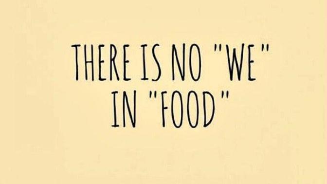 Do you share food with your partner?