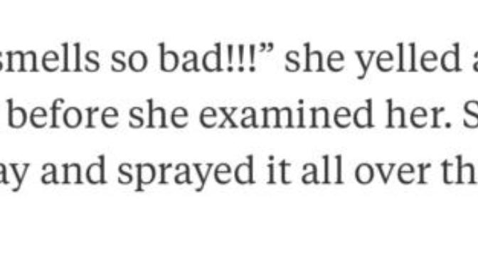 What would you do if this happened to you while you were giving birth?