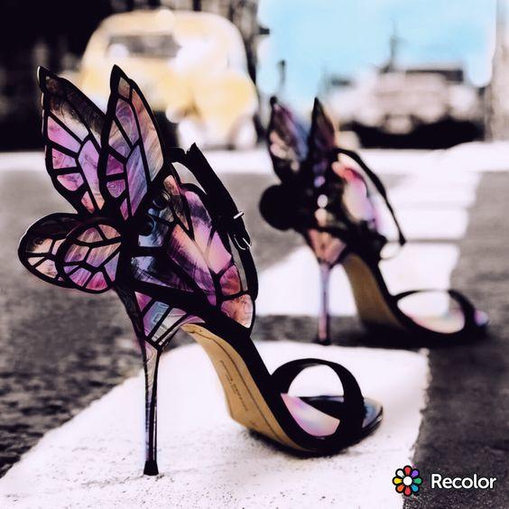 Butterfly heels