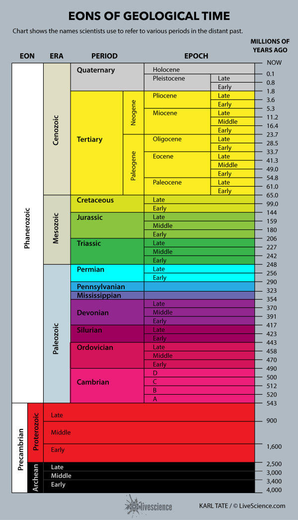 What do you think the most interesting time period in Earths' history was?