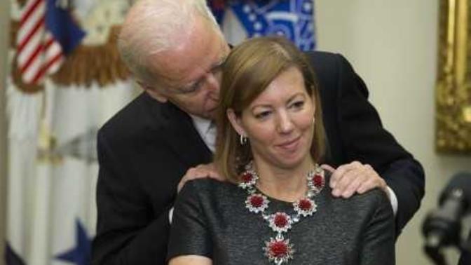 With Joe Biden is it less about hair smelling and more about grabbing women by the neck and forcing them to do something without consent?