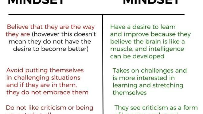 Growth mindset vs Fixed Mindset. Which one are you?