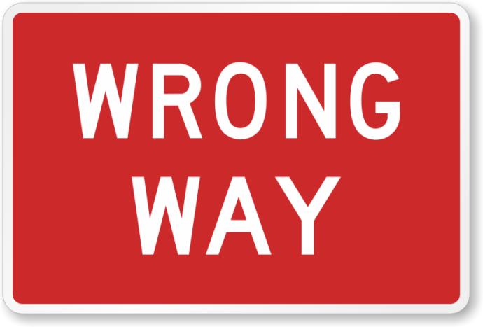If your ex was a street sign What would it say?