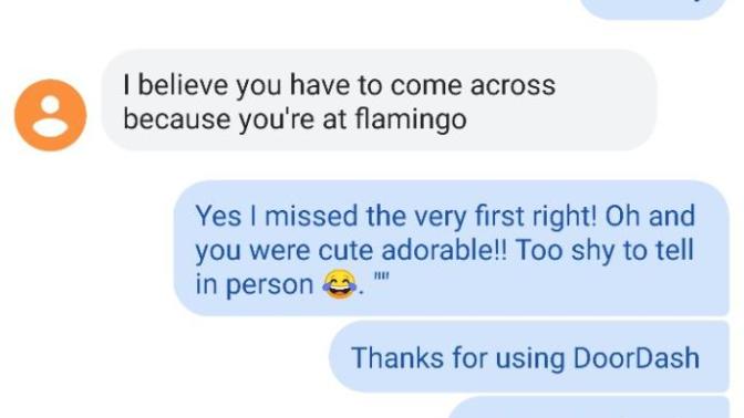 I delivered an order to a customer I thought was quite cute. Nervously, I decided to let her know what I felt after I left. I wish I hadn't?