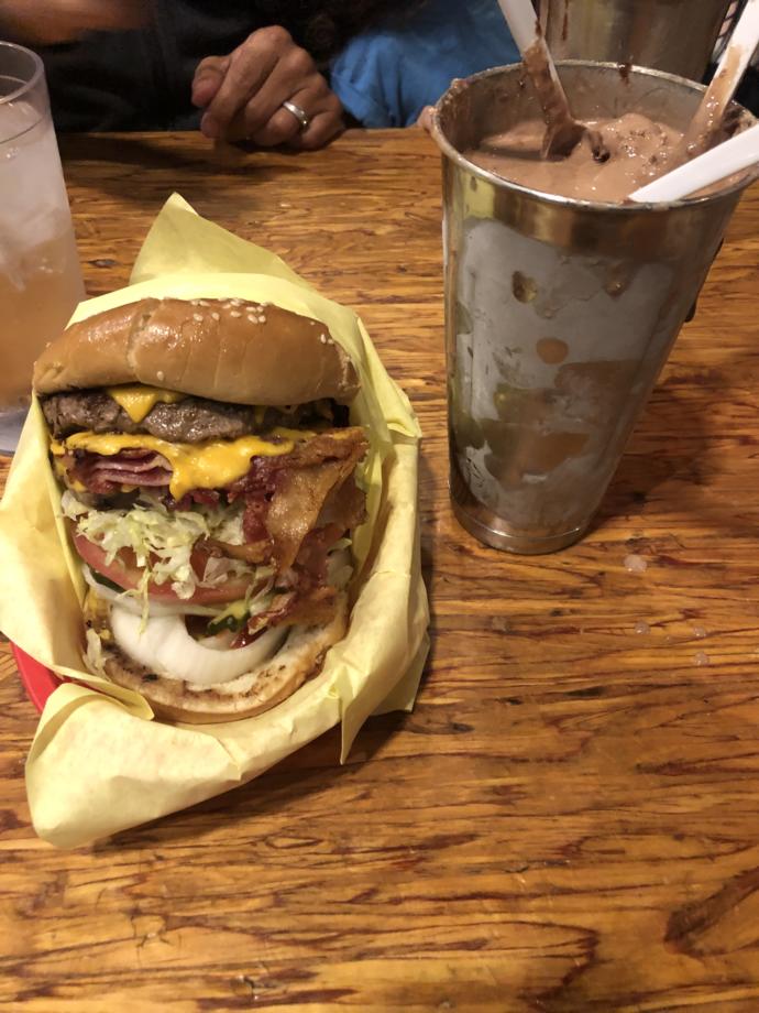 Would you have been able to finish my burger?