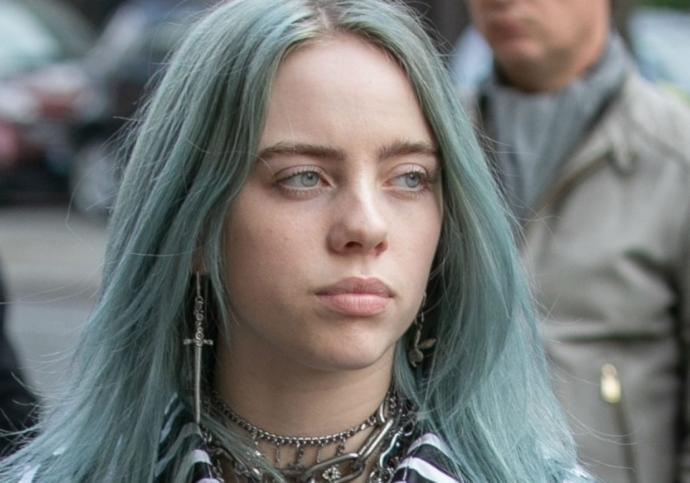 Does Billie Ellish look younger or older than 17 (her age)?
