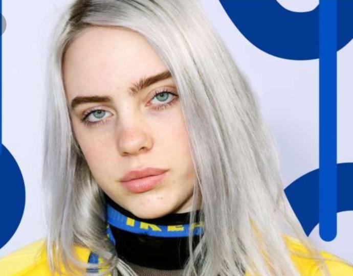 Does Billie Ellish look younger or older than 17 (her age)?