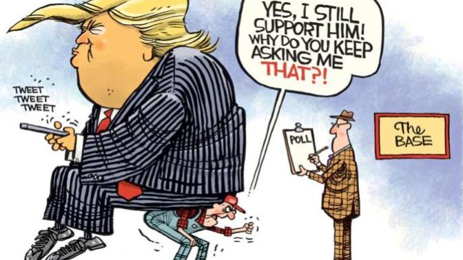 Is Trump aware that Republicans found the firing of DHS secretary and Secret Service director unnecessary?