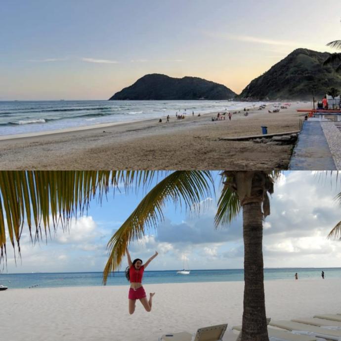 Which beaches are cooler and prettier?