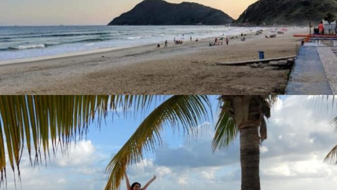 Which beaches are cooler and prettier?