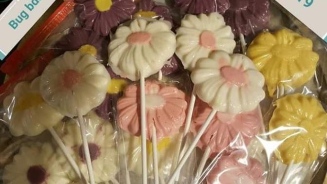 How do these homemade lollipops look?