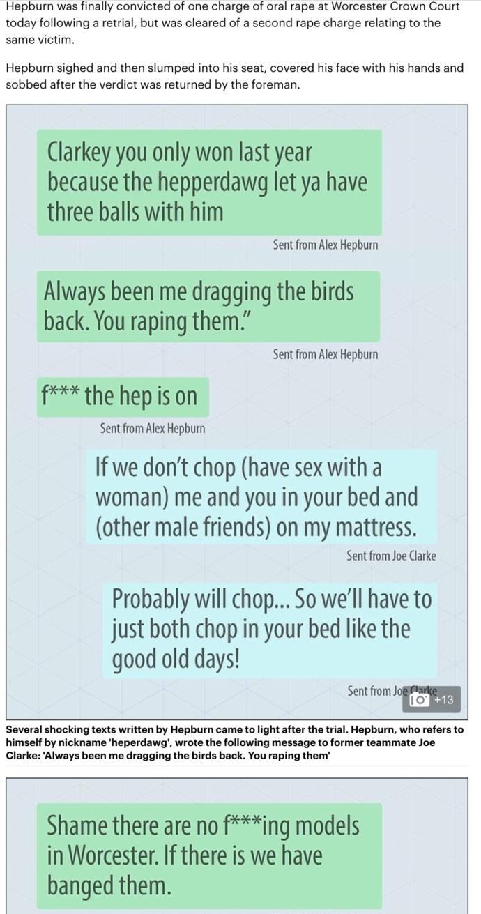Why do some men feel so entitled (rape case) text messages might be upsetting to read ? 