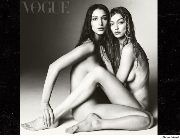 What do you think of Gigi Hadid posing in an artistic nude picture with her sister Bella?