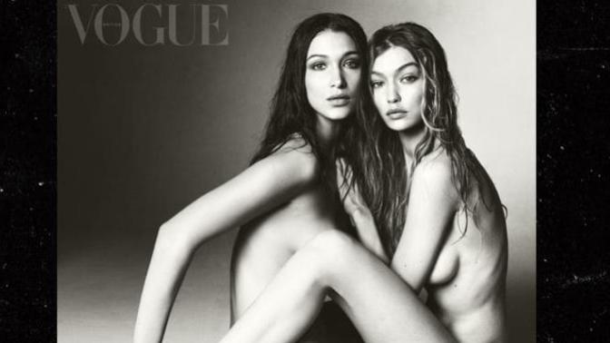 What do you think of Gigi Hadid posing in an artistic nude picture with her sister Bella?