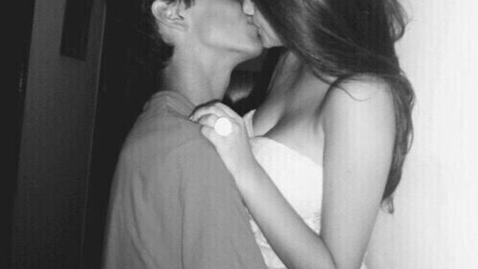 Do you thinking holding your partners face is a girl thing?