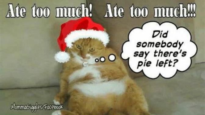 I ate too much for breakfast. How about you, Did you eat too much to?
