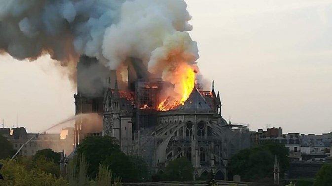 Notre Dame cathedral burned :( ?