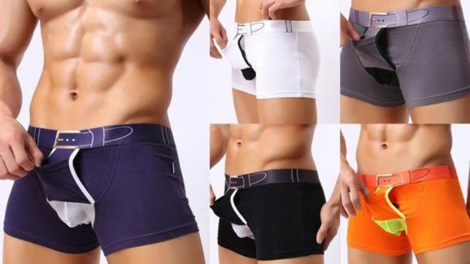 What do you think of men's boxer briefs with a front pocket?