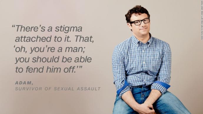 Why is it that there are less claims of males being raped?