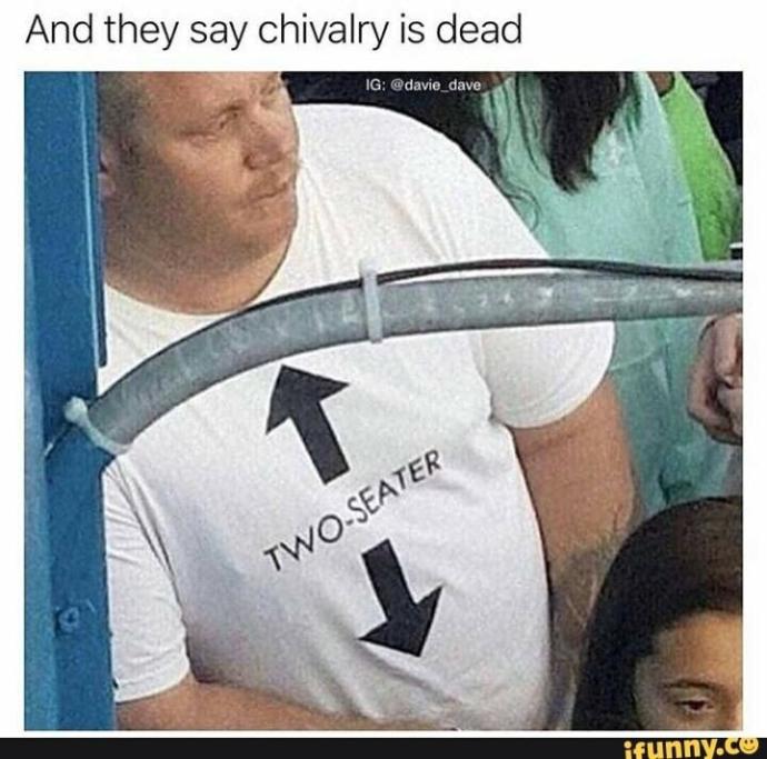 Is chivalry dead?