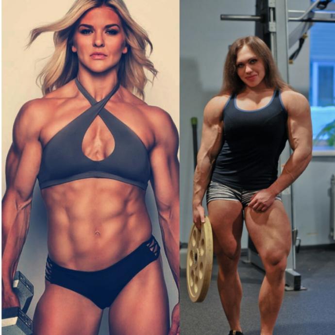 What is the maximum level of muscle size and definition you would be fine with on women??
